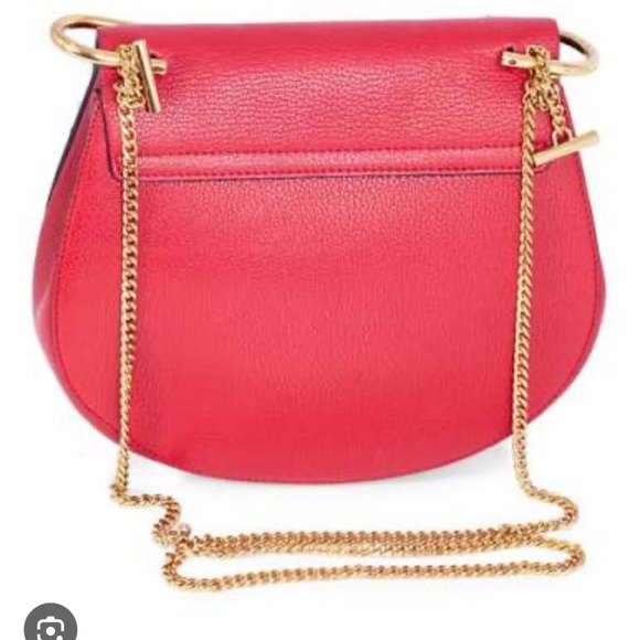 Chloé red mini Drew crossbody bag - Picture 15 of 16